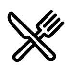 knife and fork Icon - Free PNG & SVG 180010 - Noun Project