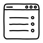 List UI Icon - Free PNG & SVG 863226 - Noun Project