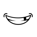 missing tooth Icon - Free PNG & SVG 250025 - Noun Project