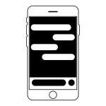 Mobile Chat App Icon - Free PNG & SVG 921003 - Noun Project
