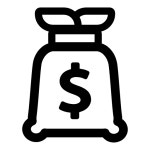 Money Bag Icon - Free PNG & SVG 823009 - Noun Project