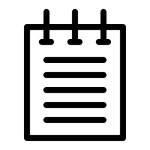 note Icon - Free PNG & SVG 600046 - Noun Project