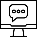 online texting Icon - Free PNG & SVG 838003 - Noun Project