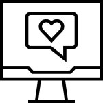 online texting Icon - Free PNG & SVG 838005 - Noun Project