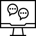 online texting Icon - Free PNG & SVG 838009 - Noun Project