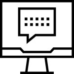 online texting Icon - Free PNG & SVG 838023 - Noun Project