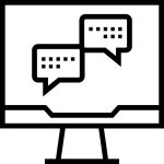 online texting Icon - Free PNG & SVG 838029 - Noun Project
