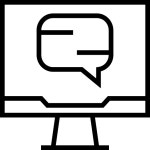 online texting Icon - Free PNG & SVG 838032 - Noun Project
