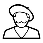 painter Icon - Free PNG & SVG 840013 - Noun Project
