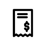 receipt Icon - Free PNG & SVG 180003 - Noun Project