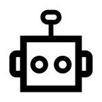 robot head Icon - Free PNG & SVG 771010 - Noun Project