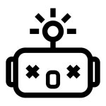 robot head Icon - Free PNG & SVG 771016 - Noun Project