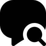Search Conversation Icon - Free PNG & SVG 770039 - Noun Project