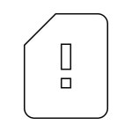 Sim Card Alert Icon - Free PNG & SVG 900073 - Noun Project