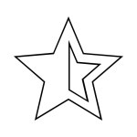 Star half Icon - Free PNG & SVG 900087 - Noun Project