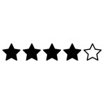 stars rating Icon - Free PNG & SVG 2554127 - Noun Project