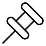 thumb tack Icon - Free PNG & SVG 370081 - Noun Project