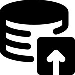 Upload Database Icon - Free PNG & SVG 770013 - Noun Project