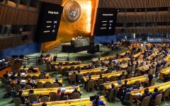 UN overwhelmingly rejects Russias illegal annexation of Ukrainian regions | The Times of Israel UN overwhelmingly rejects... 