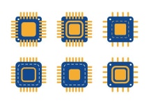 Microchip Icon 102318 Vector Art at Vecteezy Download Microchip Icon for free