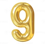 number 9 3d gold 11296919 PNG number 9 3d gold