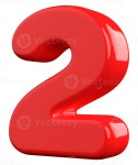 3d number 2 red 11297569 PNG 3d number 2 red