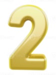 number 2 3d golden 11297585 PNG number 2 3d golden
