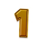 Gold Number 1 13453440 PNG Download Gold Number 1 for free