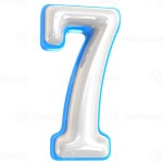 Number 7 3d render 47703585 PNG Number 7 3d render
