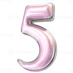 5 Number 3D Render 48334405 PNG 5 Number 3D Render
