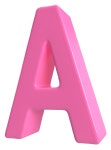 3D letter A 55331303 PNG Download 3D letter A for free