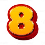 d golden number 8 59322087 PNG d golden number 8