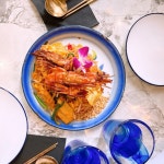 泰式大蝦炒金邊粉 - Champak Restaurant (The Forest)s photo in Mong Kok Hong Kong | OpenRice Hong Kong Photo of Champak... 