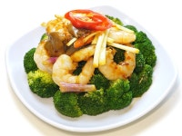 XO醬西蘭花炒蝦仁 - TEMPLE STREET CAFEs photo in Jordan Hong Kong | OpenRice Hong Kong Photo of TEMPLE STREET CAFE (Jordan)... 