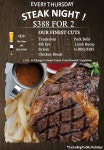 Steak Night $388 for any 2 steaks Add $28 for Hse Wine/ Hse Beer - Harbourview Grill (北角匯二期)s photo in North Point Hong... 