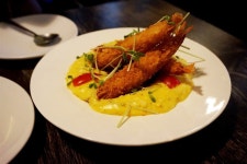 自家製南瓜汁天婦羅蝦雜菌意大利飯 - Layback Cafe & Bars photo in Tsim Sha Tsui Hong Kong | OpenRice Hong Kong Photo of... 