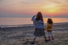 아이와 함께, 대천 바다의 노을을 | 두피디아 여행기 두피디아 여행기-아이와 함께, 대천 바다의 노을을