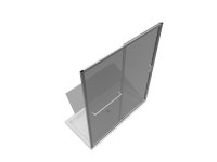 DreamLine Infinity-Z Chrome 56-in to 60-in x 72-in Semi-frameless Sliding Shower Door in the Shower Doors department at Lowes.com... 