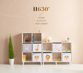 [착불배송 상세확인] H6304 2단 6칸 심플 책장 1color - NS홈쇼핑  [착불배송 상세확인] H6304 2단 6칸 심플 책장 1color - NS홈쇼핑