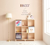 [착불배송 상세확인] H6337 3단 9칸 삼나무 책장 1color - NS홈쇼핑  [착불배송 상세확인] H6337 3단 9칸 삼나무 책장 1color - NS홈쇼핑