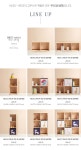 [착불배송 상세확인] H6350 1단 2칸 고무나무 낮은책장 1color - NS홈쇼핑
