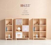 [착불배송 상세확인] H6336 3단 6칸 삼나무 책장 1color - NS홈쇼핑  [착불배송 상세확인] H6336 3단 6칸 삼나무 책장 1color - NS홈쇼핑