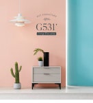 LF스퀘어 공식 온라인몰 [히트가구] G5313 2단 서랍 협탁 600 4colors