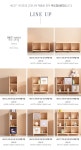 [착불배송 상세확인] H6376 3단 6칸 고무나무 바퀴형 책장 1color - NS홈쇼핑  [착불배송 상세확인] H6376 3단 6칸 고무나무 바퀴형... 