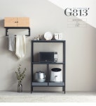 [착불배송 상세확인] G8134 스틸 더블 렌지대 800 1color - NS홈쇼핑