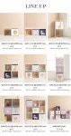 H6290 1단 2칸 심플 낮은책장 1color - NEW ME HOTTRACKS H6290 1단 2칸 심플 낮은책장 1color