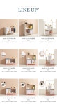 POOM | H6382 3단 3칸 다리형 책장 1color H6382 3단 3칸 다리형 책장 1color