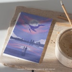 모어세일 일홍 28작품 일러스트 엽서 학교 위클래스 도서관 카페 인테리어 선물 소품 감성 카드 디자인문구