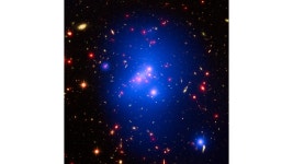 IDCS J1426.5+3508 | HubbleSite Hubble, Chandra, Spitzer Composite of Massive Galaxy Cluster IDCS J1426.5+3508