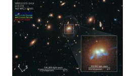 Spiral Bridge of Young Stars in SDSS J1531+3414